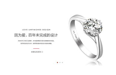 富艺珠宝首饰有限公司网站设计案例