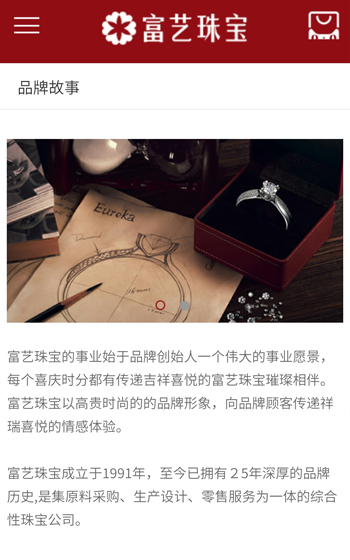 富艺珠宝首饰有限公司网站案例图片2