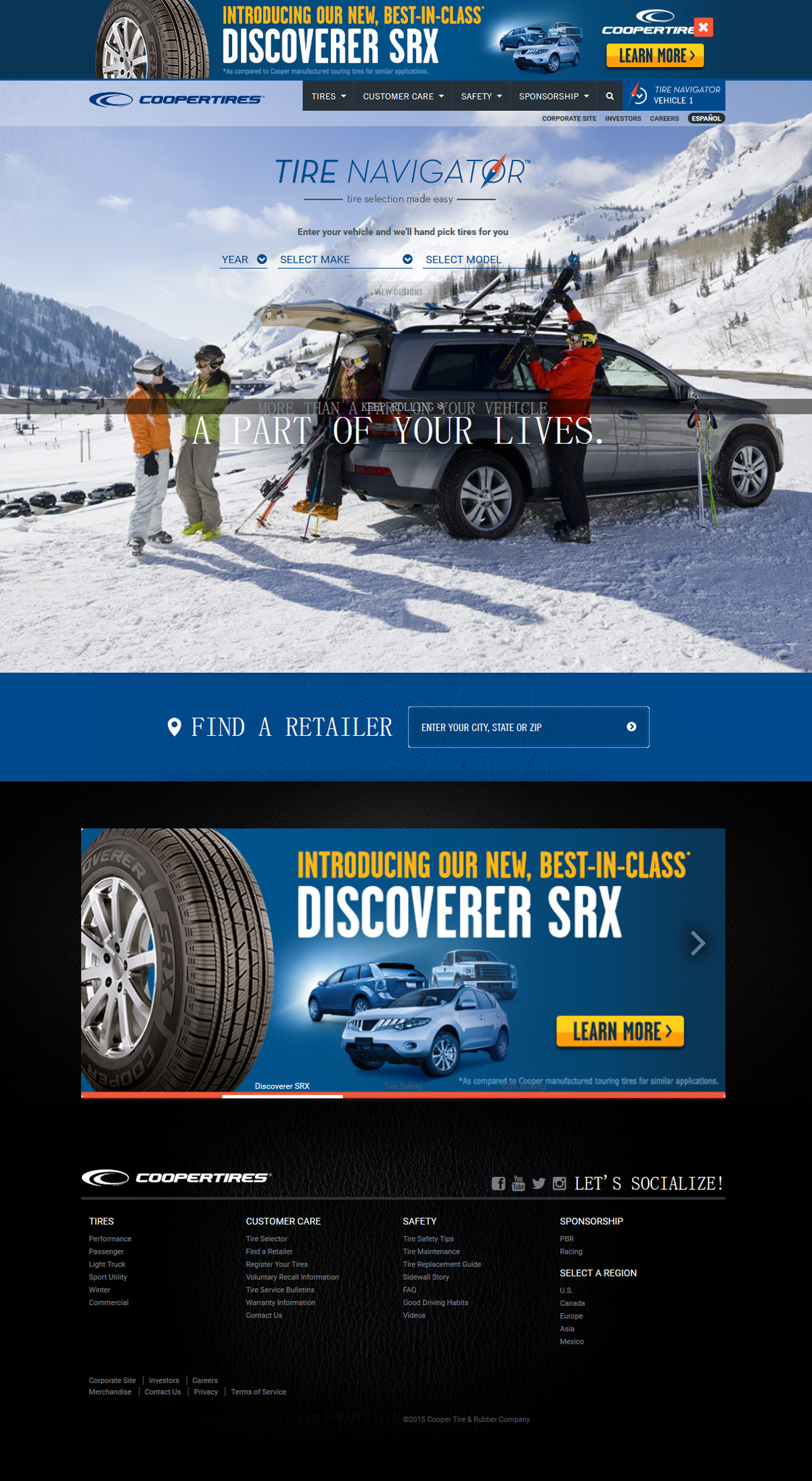 Cooper Tire 网站案例
