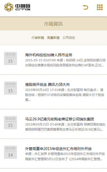 中融控股网站案例图片1