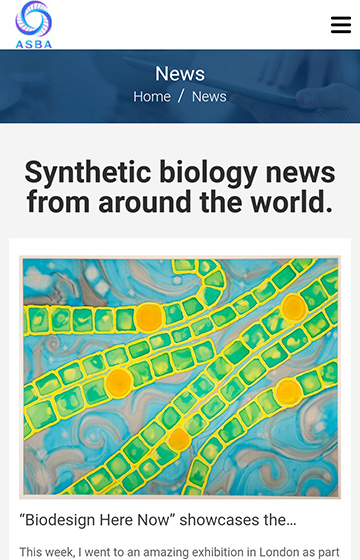 中科院亚洲合成生物学协会网站案例图片3