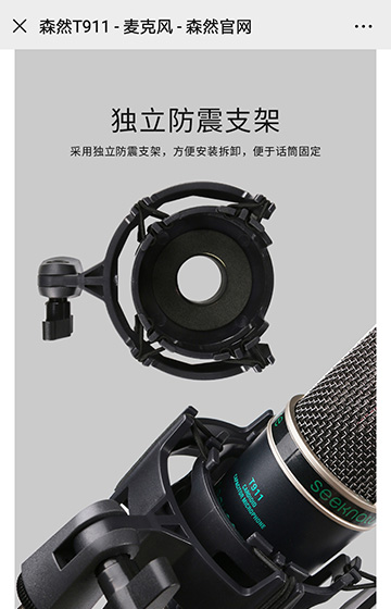 森然声卡设备网站案例图片2