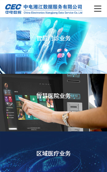 中电湘江数据服务网站案例图片1