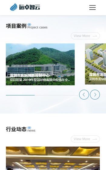 远卓智云科技网站案例图片2