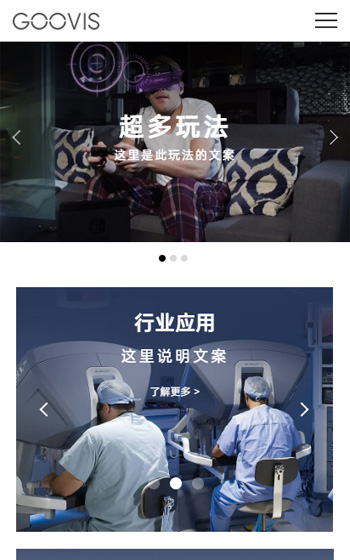 Goovis酷睿视网站案例图片2