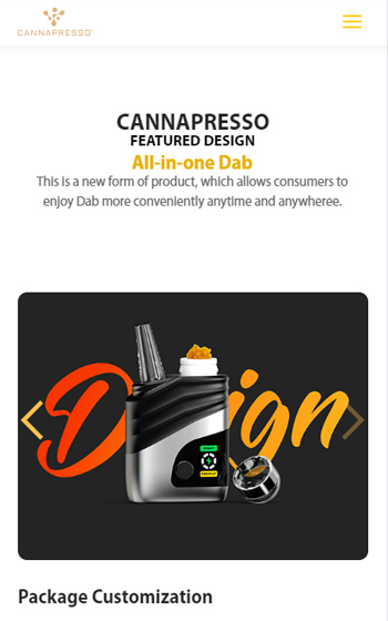 cannapresso品牌电子烟网站案例图片2