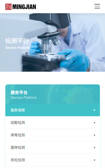 明鉴检测网站案例图片3